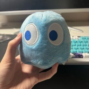 Pac-Man Blue Plush Ghost Toy